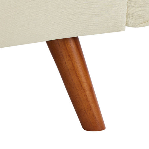 Fauteuil-canapé réglable en lin