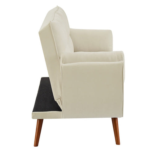 Fauteuil-canapé réglable en lin