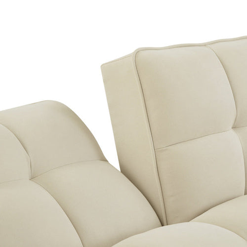 Fauteuil-canapé réglable en lin