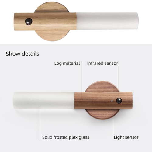 Lampe sans fil portable avec détecteur de mouvement automatique