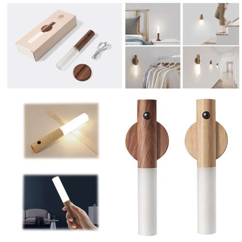 Lampe sans fil portable avec détecteur de mouvement automatique