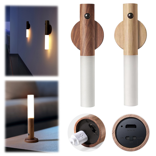 Lampe sans fil portable avec détecteur de mouvement automatique