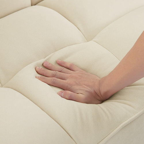 Fauteuil-canapé réglable en lin